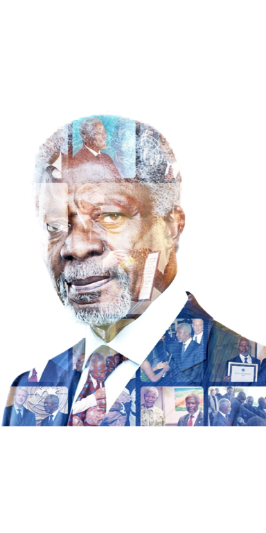Kofi Annan — colagem em homenagem ao legado