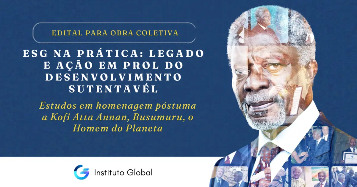 Instituto Global ESG lança edital para obra coletiva